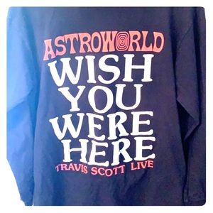 Travis Scott Astroworld live concert T-Shirt